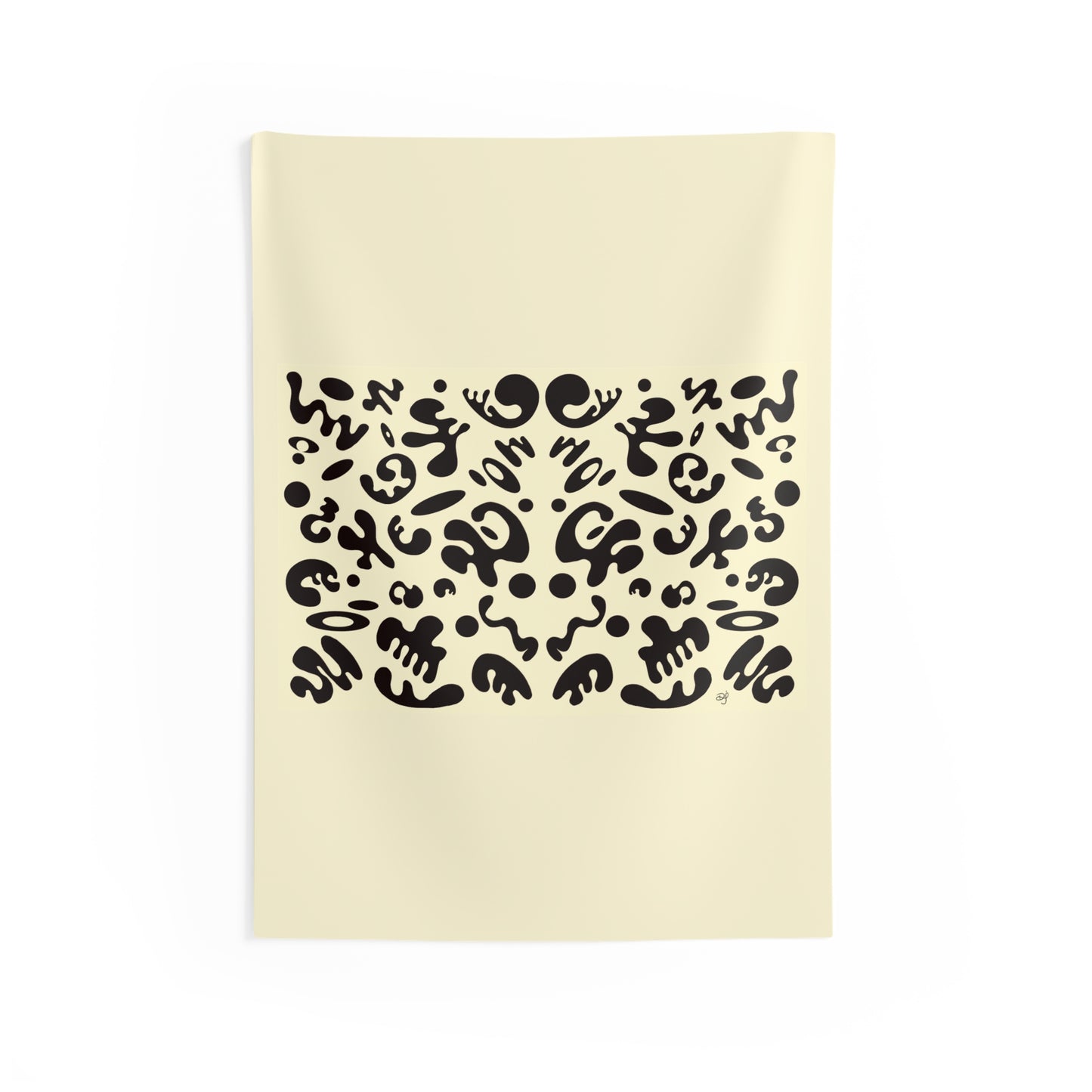 Mirror Work Indoor Wall Tapestry - Blank Page