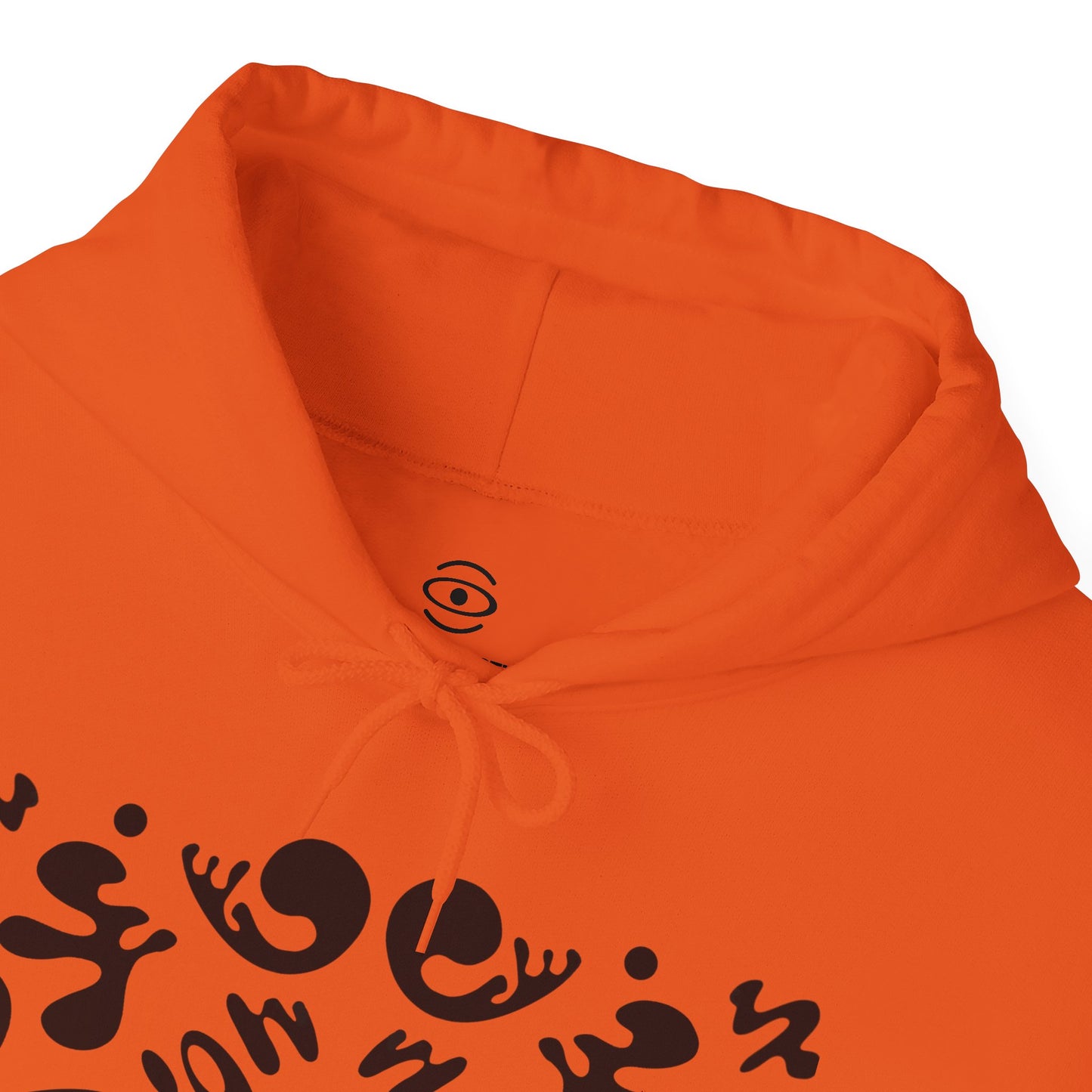 Mirror Work Unisex Heavy Blend™ Hooded Sweatshirt - Smoke Signal Black Print