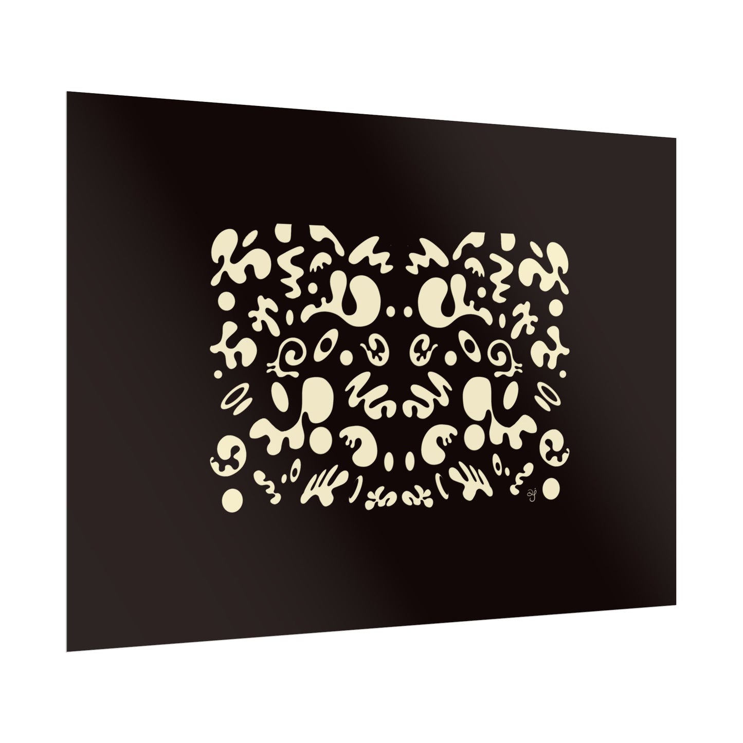 Mirror Work Rolled Poster (Landscape) - Smoke Signal