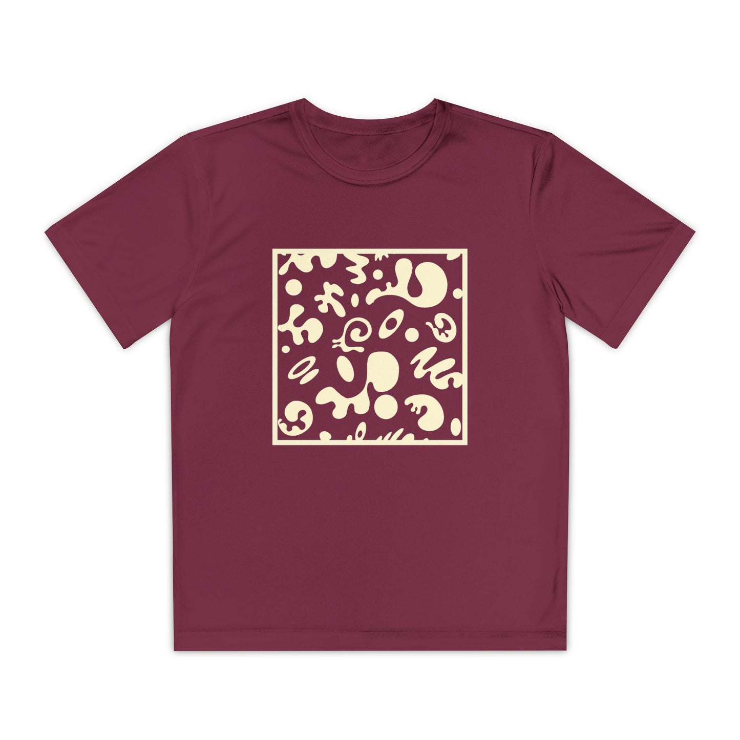 Adorn'd Youth Competitor Graphic Tee - Blank Page White