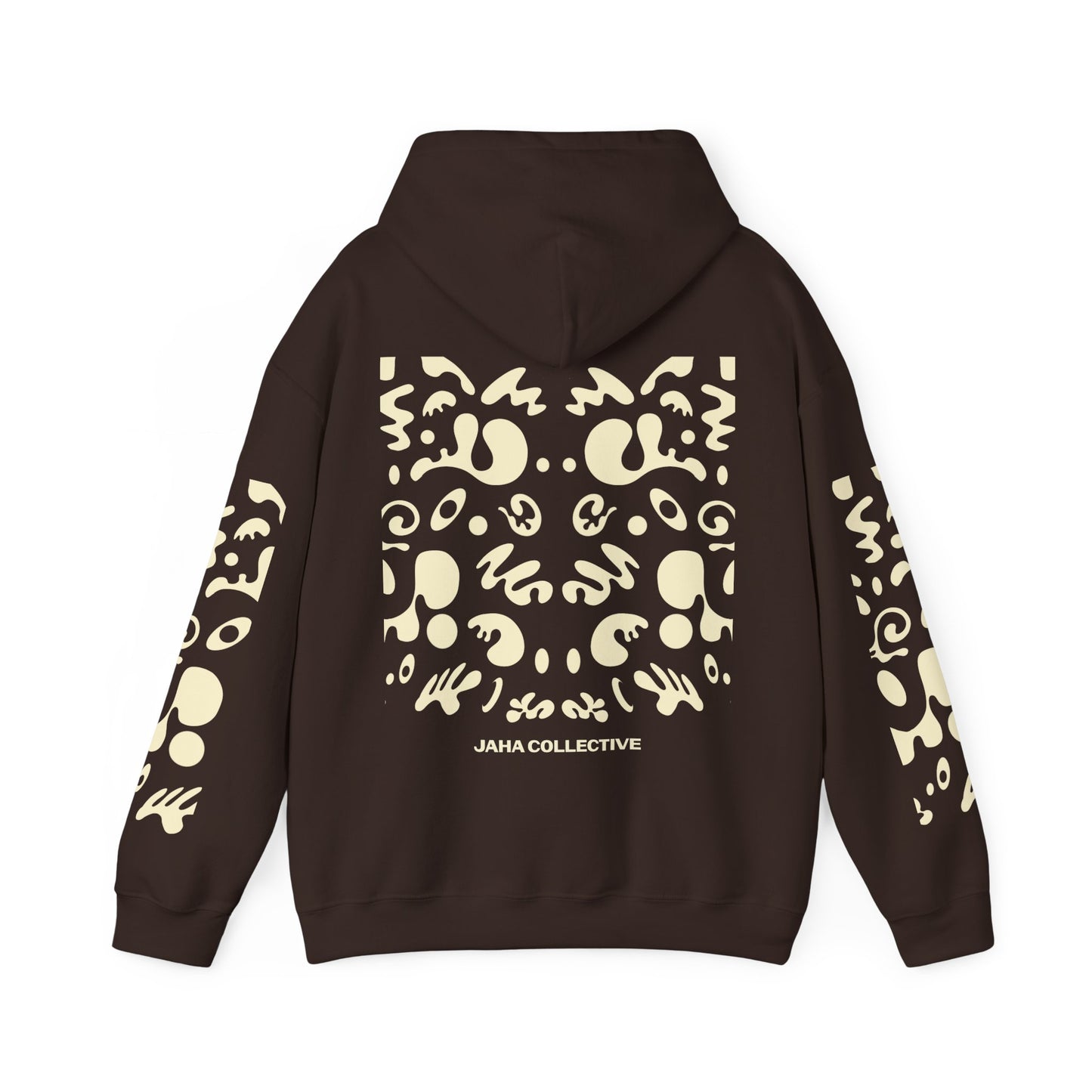Mirror Work Unisex Heavy Blend™ Hooded Sweatshirt - Blank Page White Print