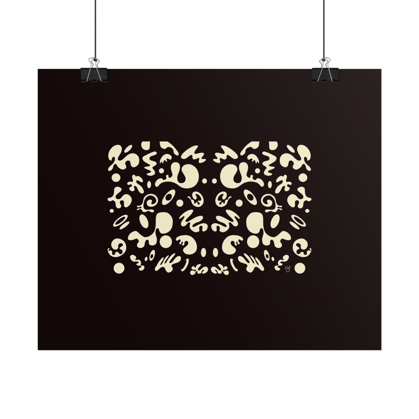 Mirror Work Rolled Poster (Landscape) - Smoke Signal