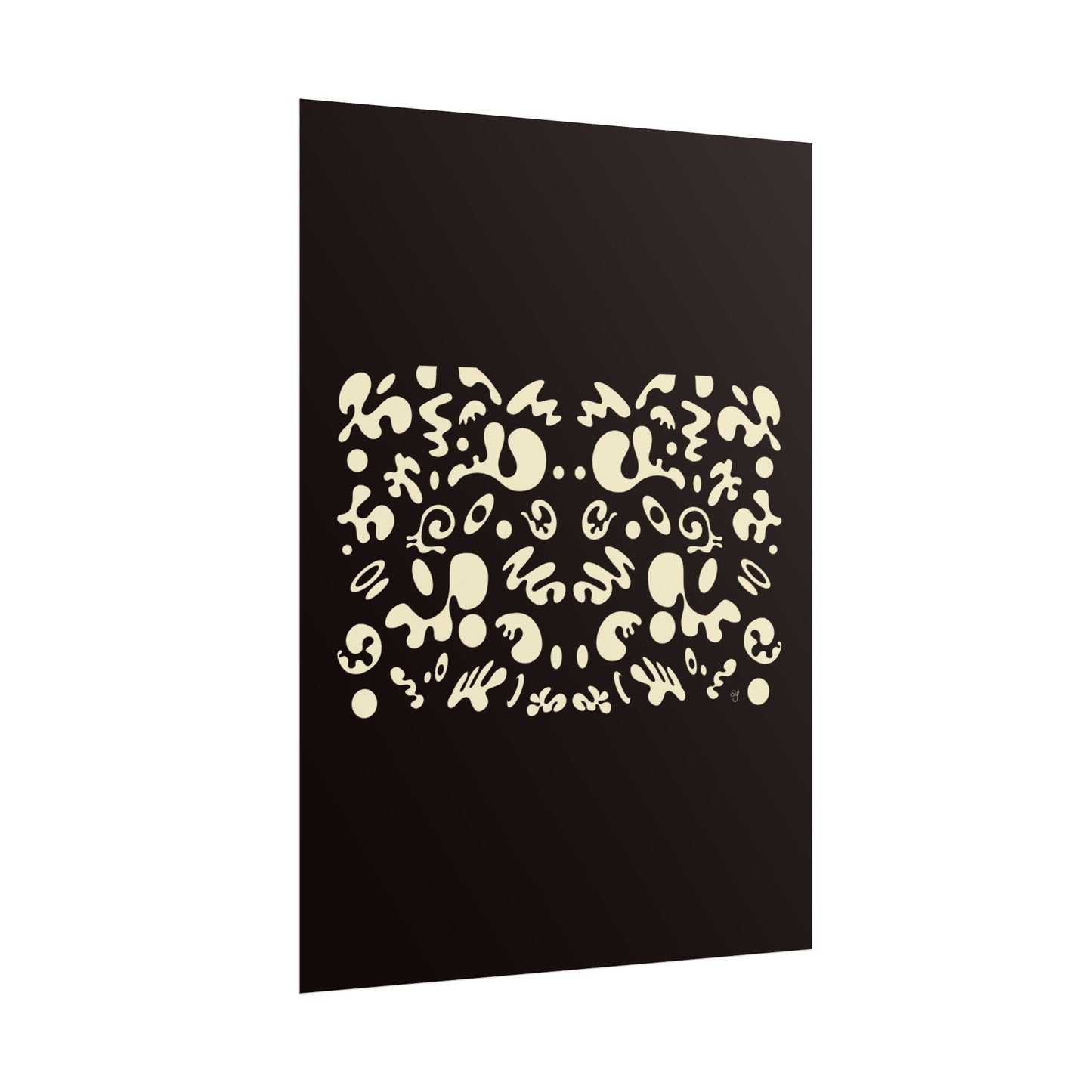 Mirror Work Rolled Poster (Portrait) - Smoke Signal