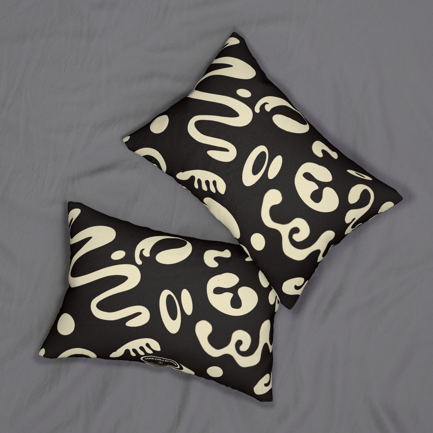 Pure Imagination Spun Polyester Lumbar Pillow - Smoke Signal