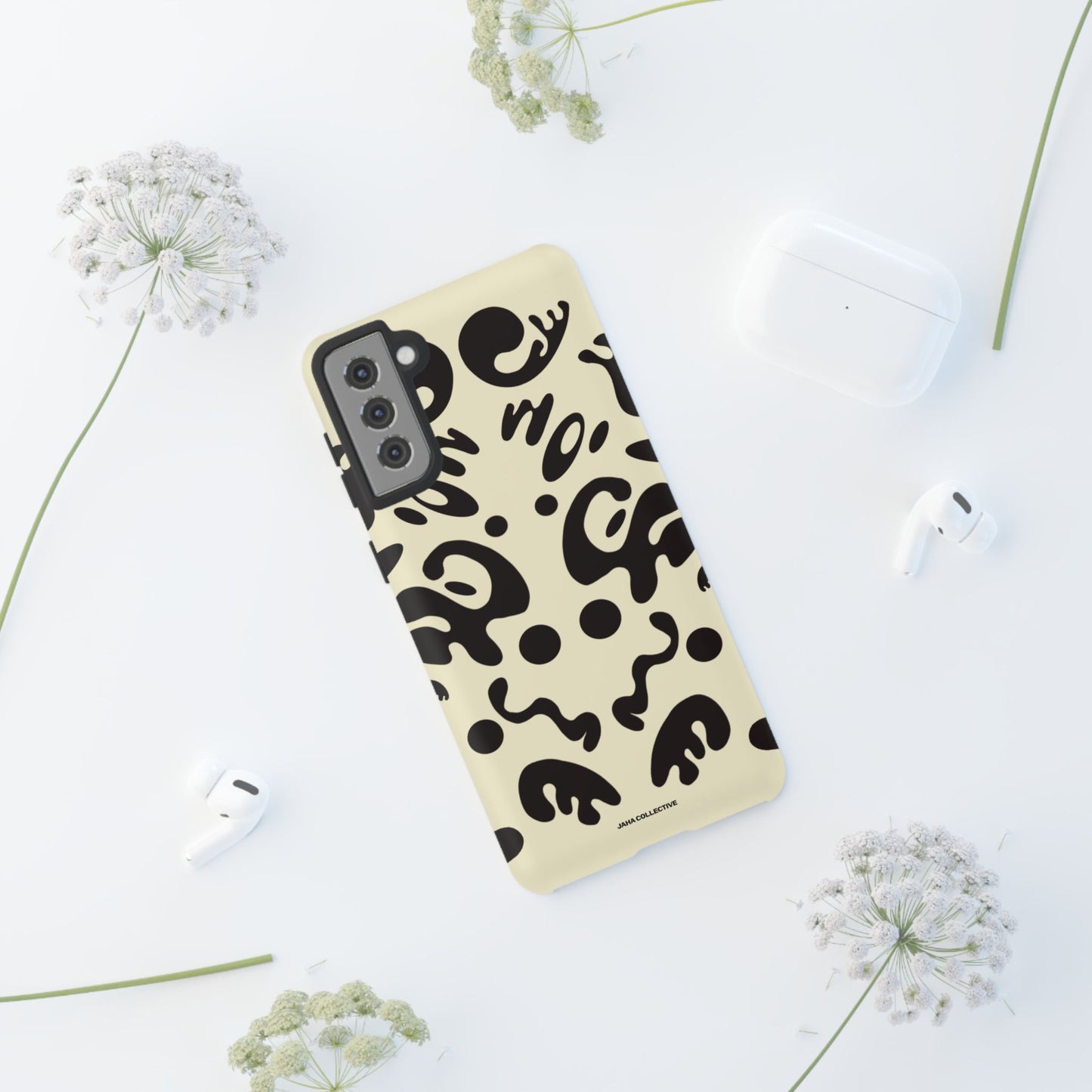 Mirror Work Tough Case (Samsung) - Blank Page White