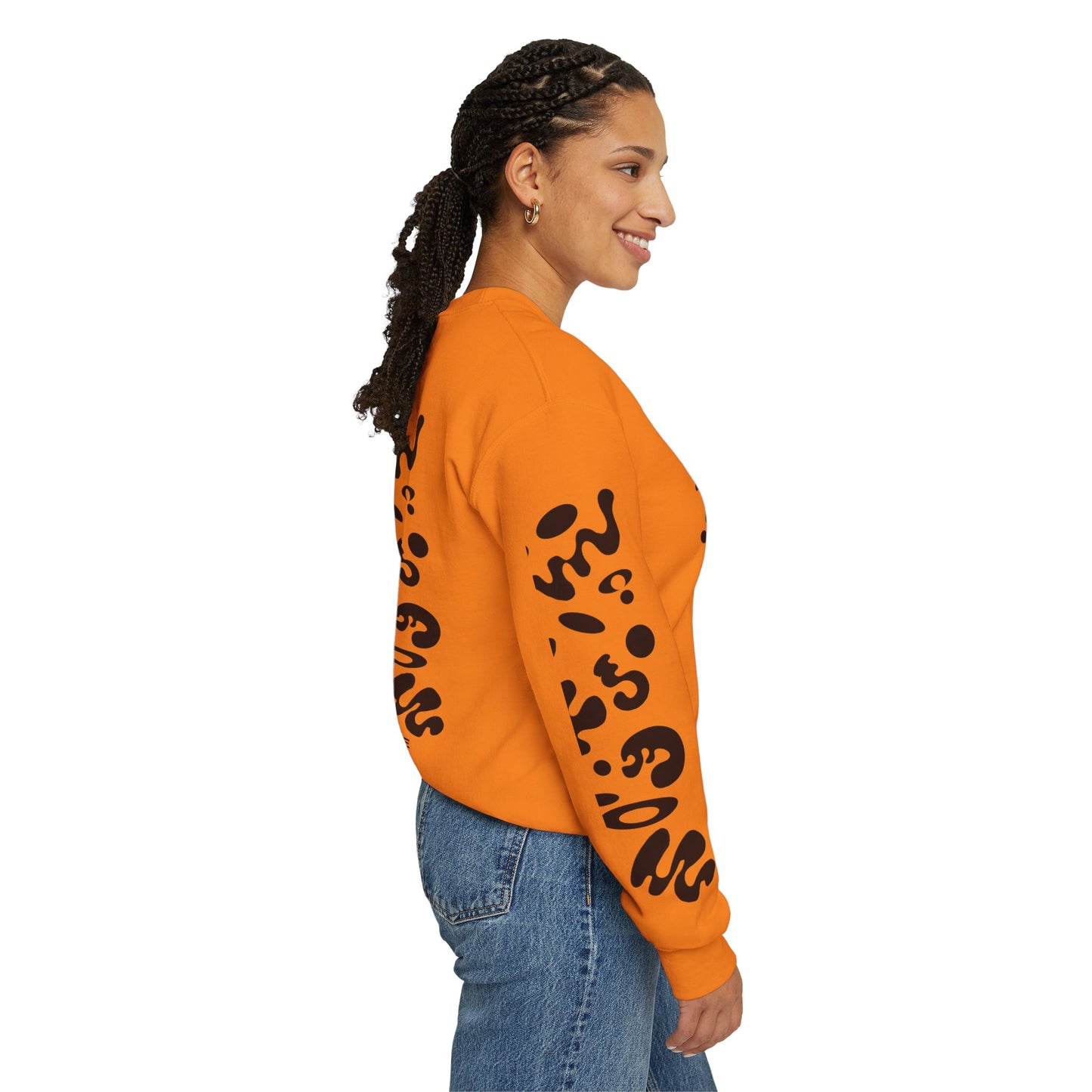 Pure Imagination Unisex Heavy Blend™ Crewneck Sweatshirt- Smoke Signal Black Print