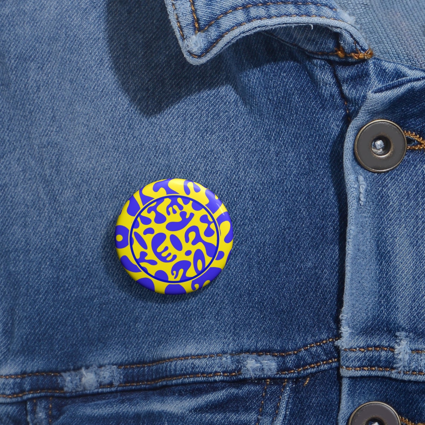 Adorn'd Color Pin Button - Sunspell