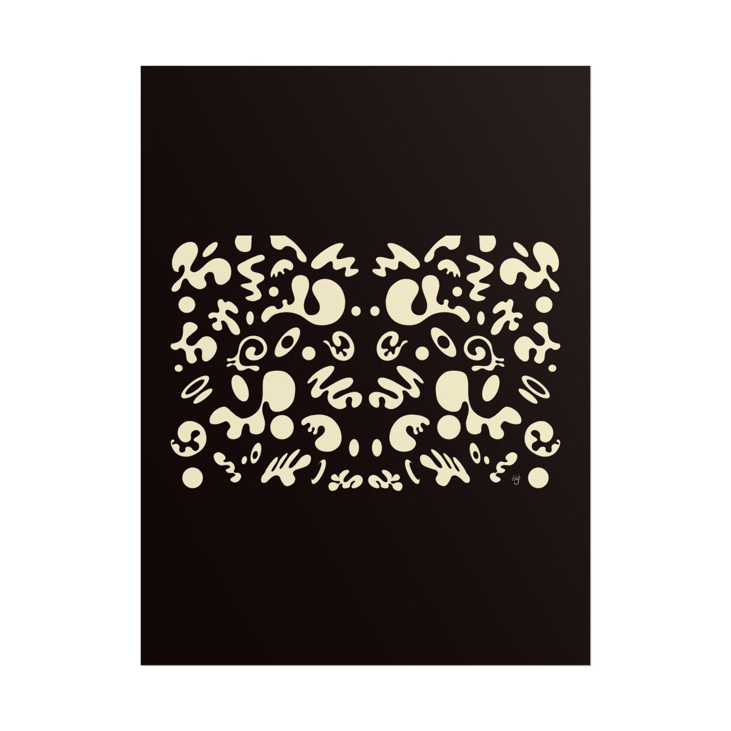 Mirror Work Rolled Poster (Portrait) - Smoke Signal