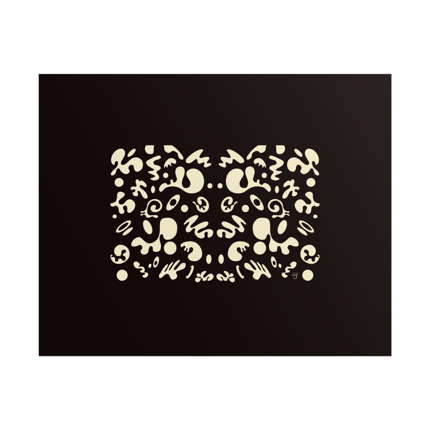 Mirror Work Rolled Poster (Landscape) - Smoke Signal