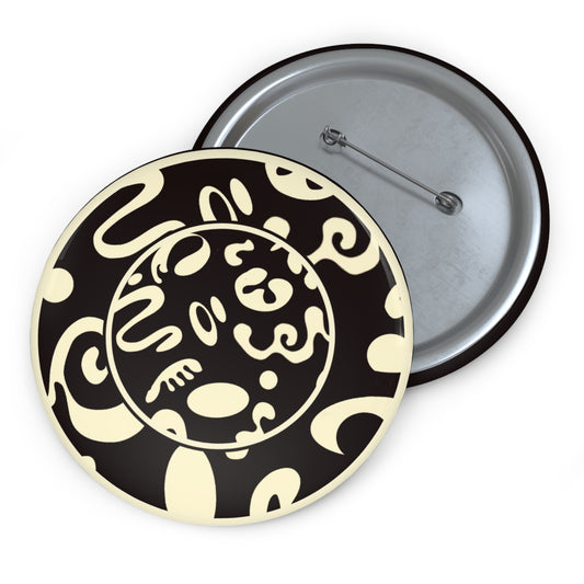 Adorn'd Color Pin Button - Smoke Signal