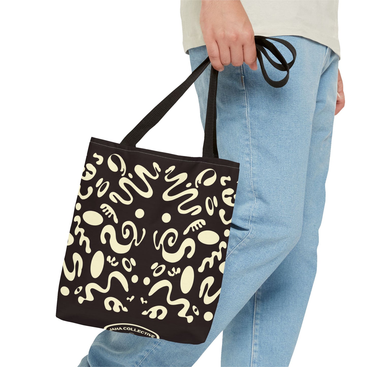 Mirror Work Colorful Tote Bag - Smoke Signal