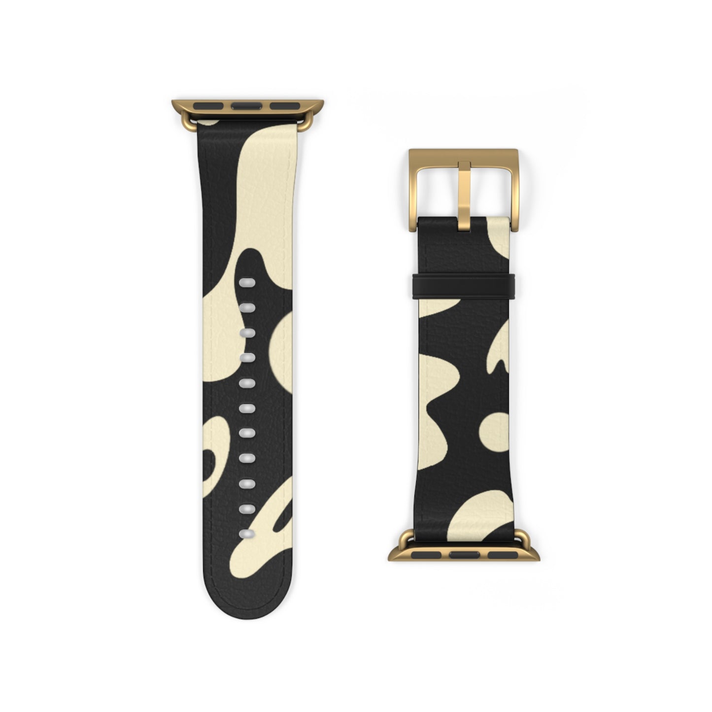 Pure Imagination Faux Leather Apple Watch Band - Smoke Signal