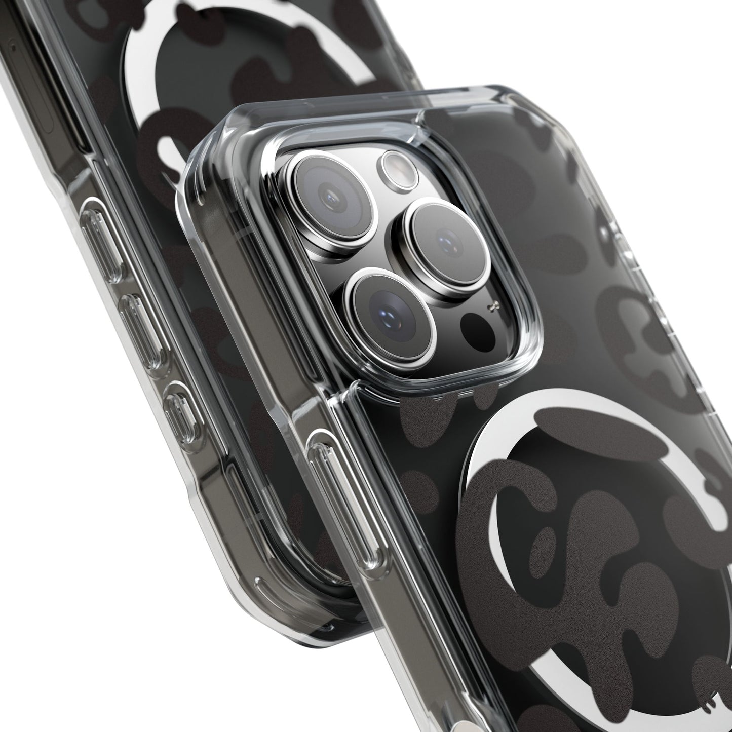 Pure Imagination Clear MagSafe Impact Case - Smoke Signal Black