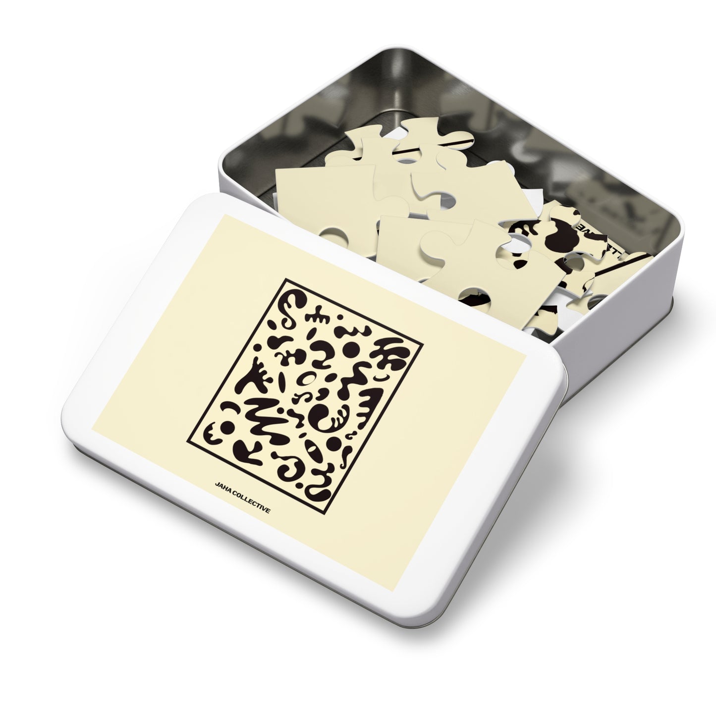 Deep Dream Jigsaw Puzzle w Tin Case - Blank Page