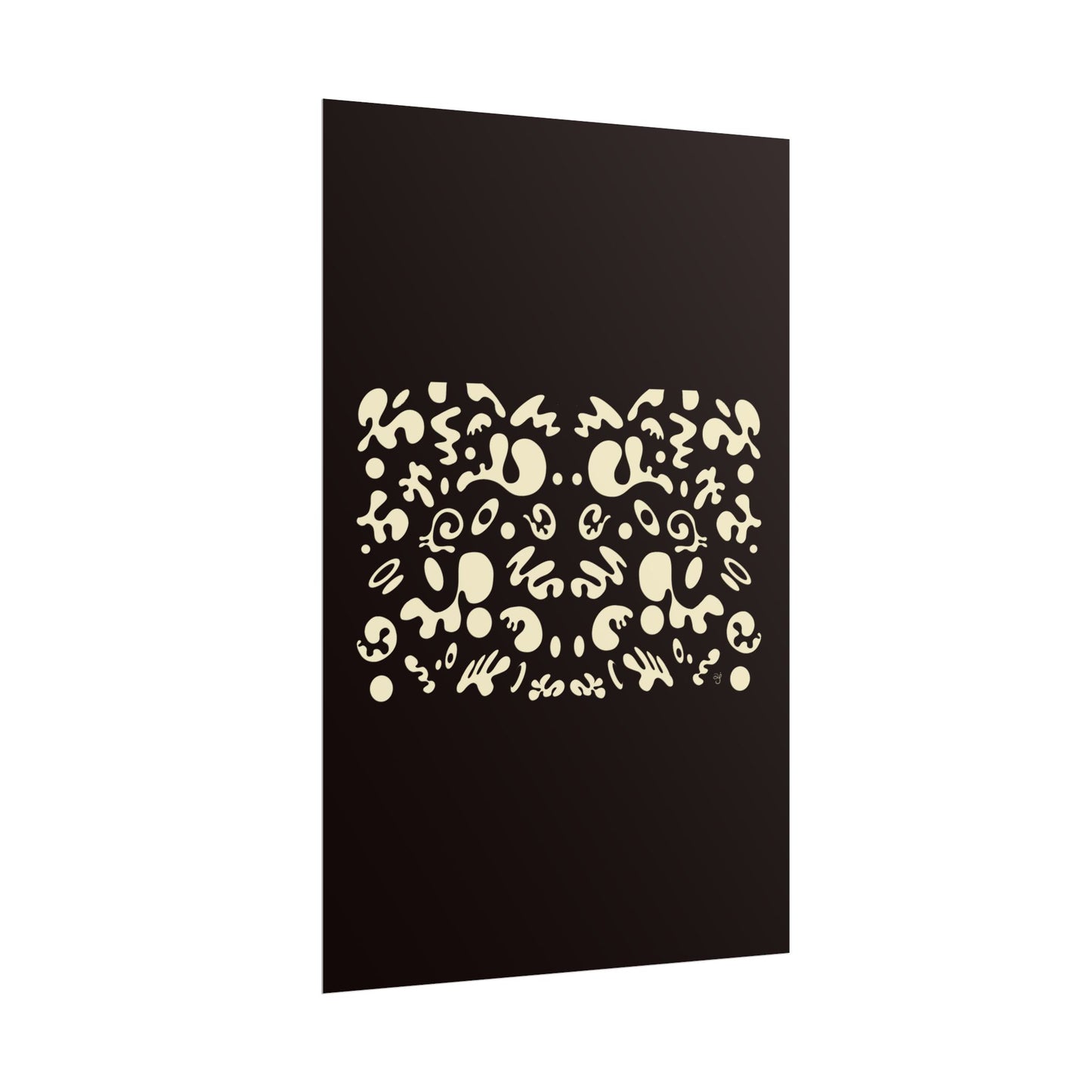 Mirror Work Rolled Poster (Portrait) - Smoke Signal