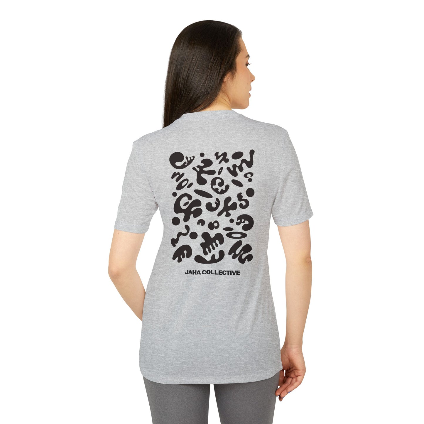 Pure Imagination Adidas Unisex Sport T-Shirt - Smoke Signal Black