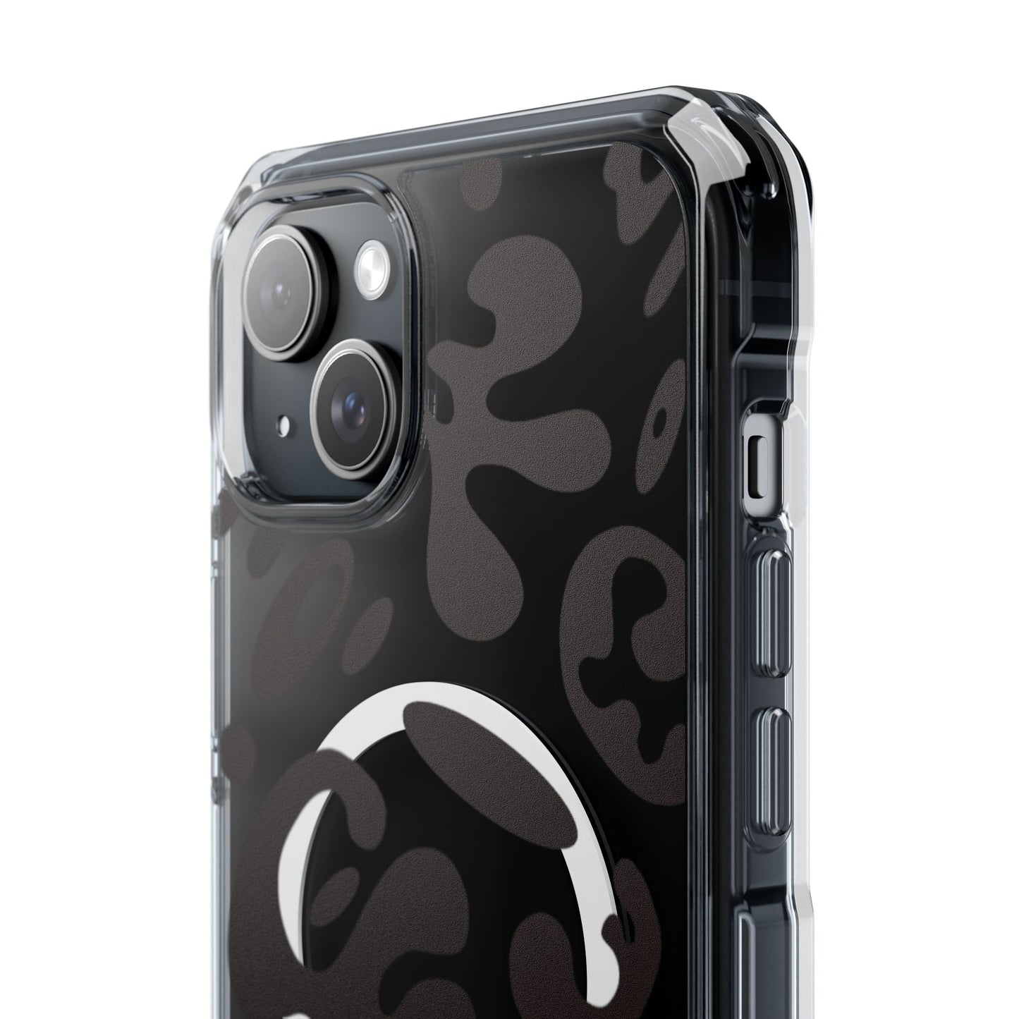 Pure Imagination Clear MagSafe Impact Case - Smoke Signal Black