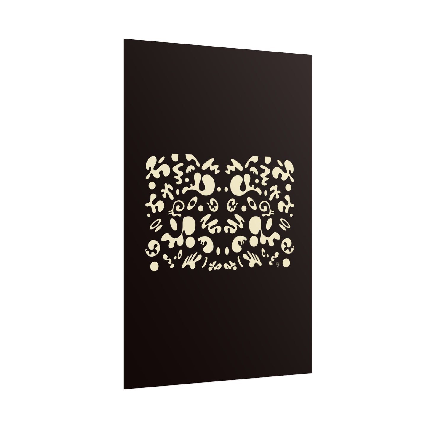 Mirror Work Rolled Poster (Portrait) - Smoke Signal