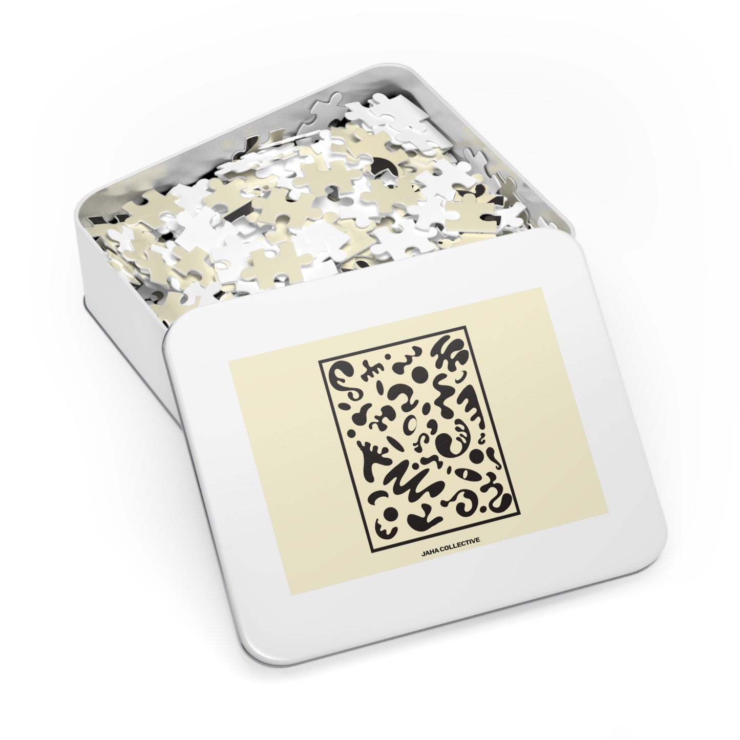 Deep Dream Jigsaw Puzzle w Tin Case - Blank Page