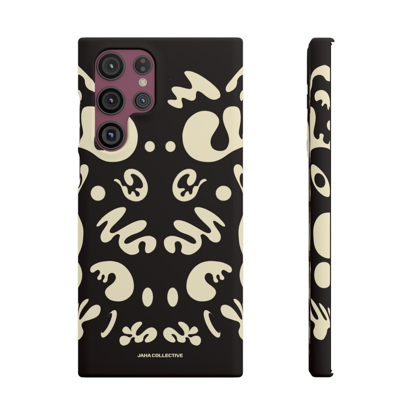 Mirror Work Snap Case - Smoke Signal Black