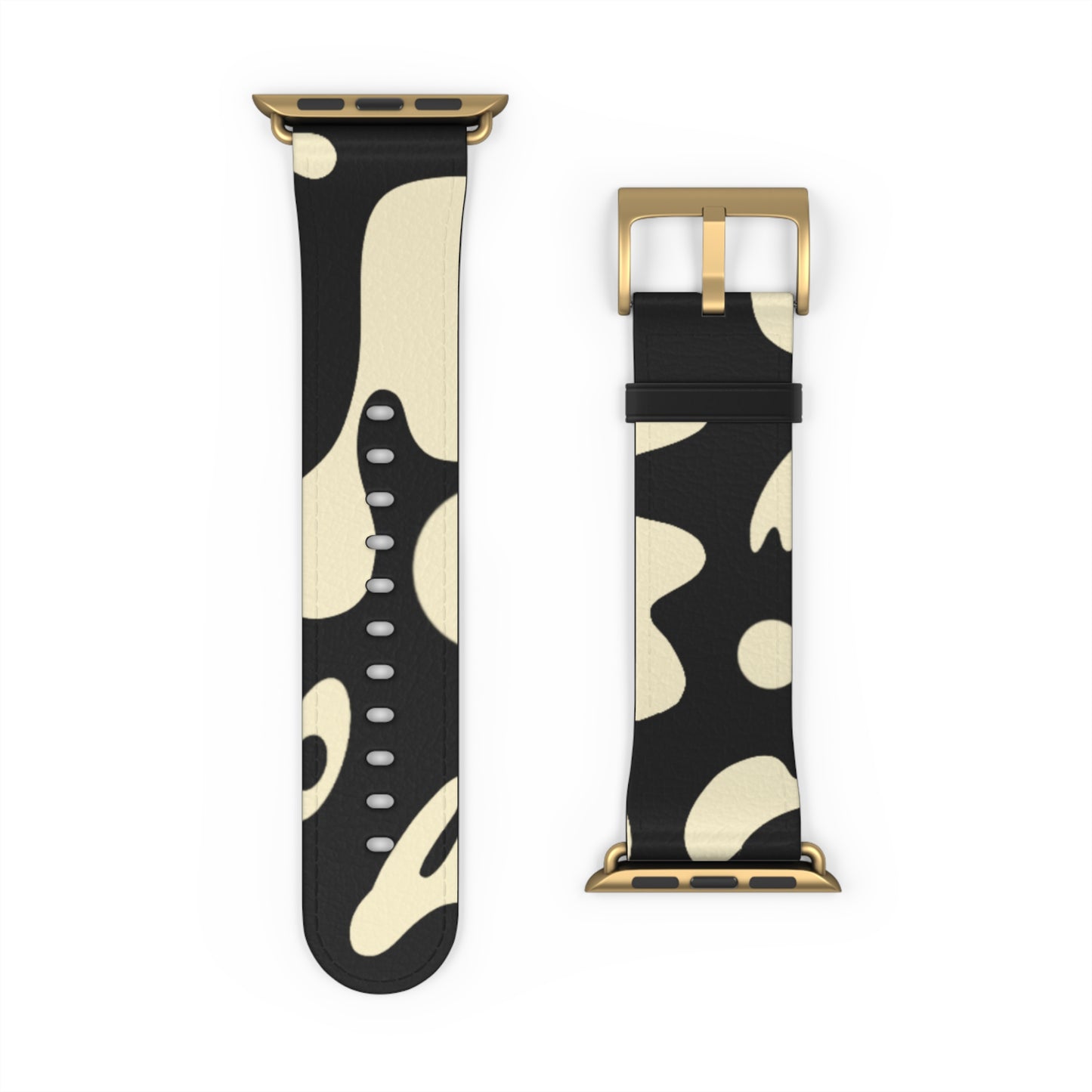 Pure Imagination Faux Leather Apple Watch Band - Smoke Signal