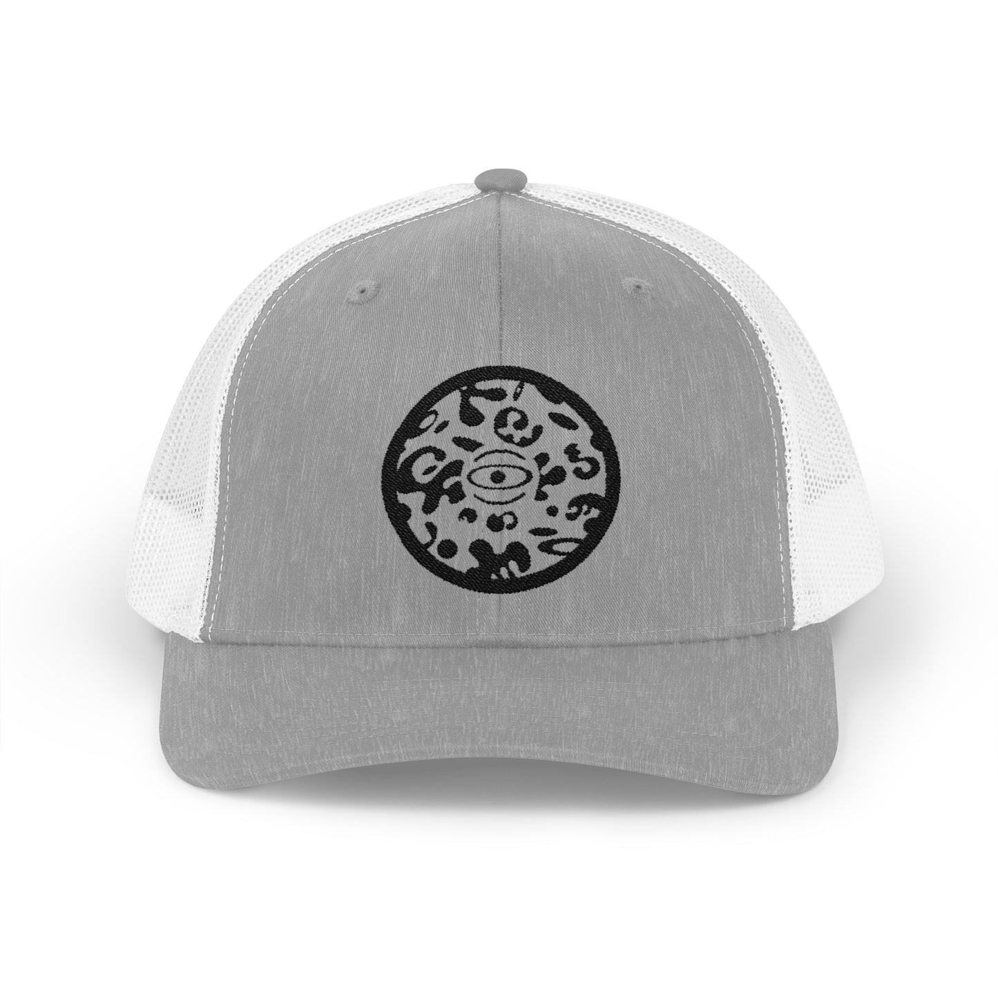 Adorn'd Logo Embroidered Retro Trucker Hat - Smoke Signal Black