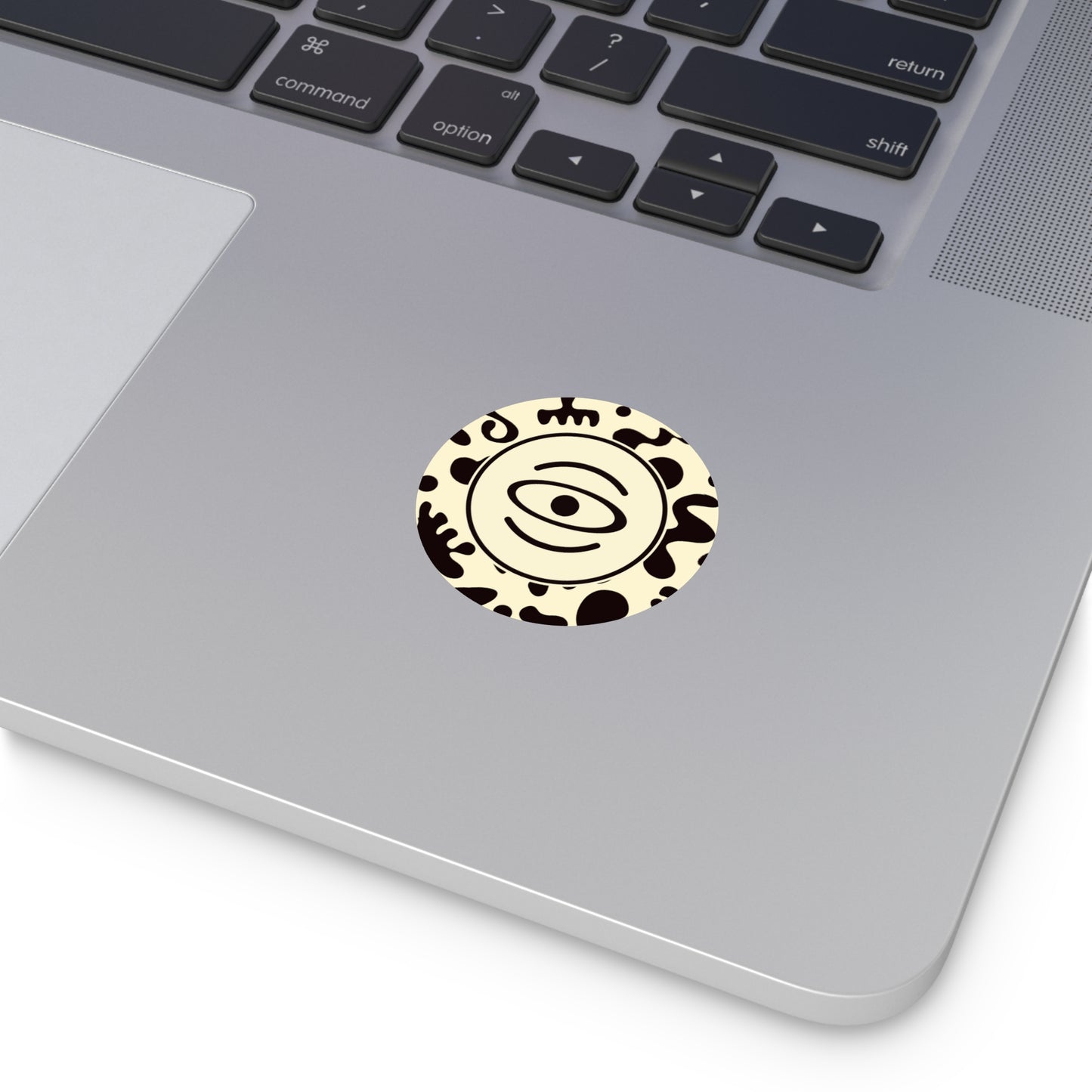 Adorn'd Logo Round Vinyl Stickers - Blank Page