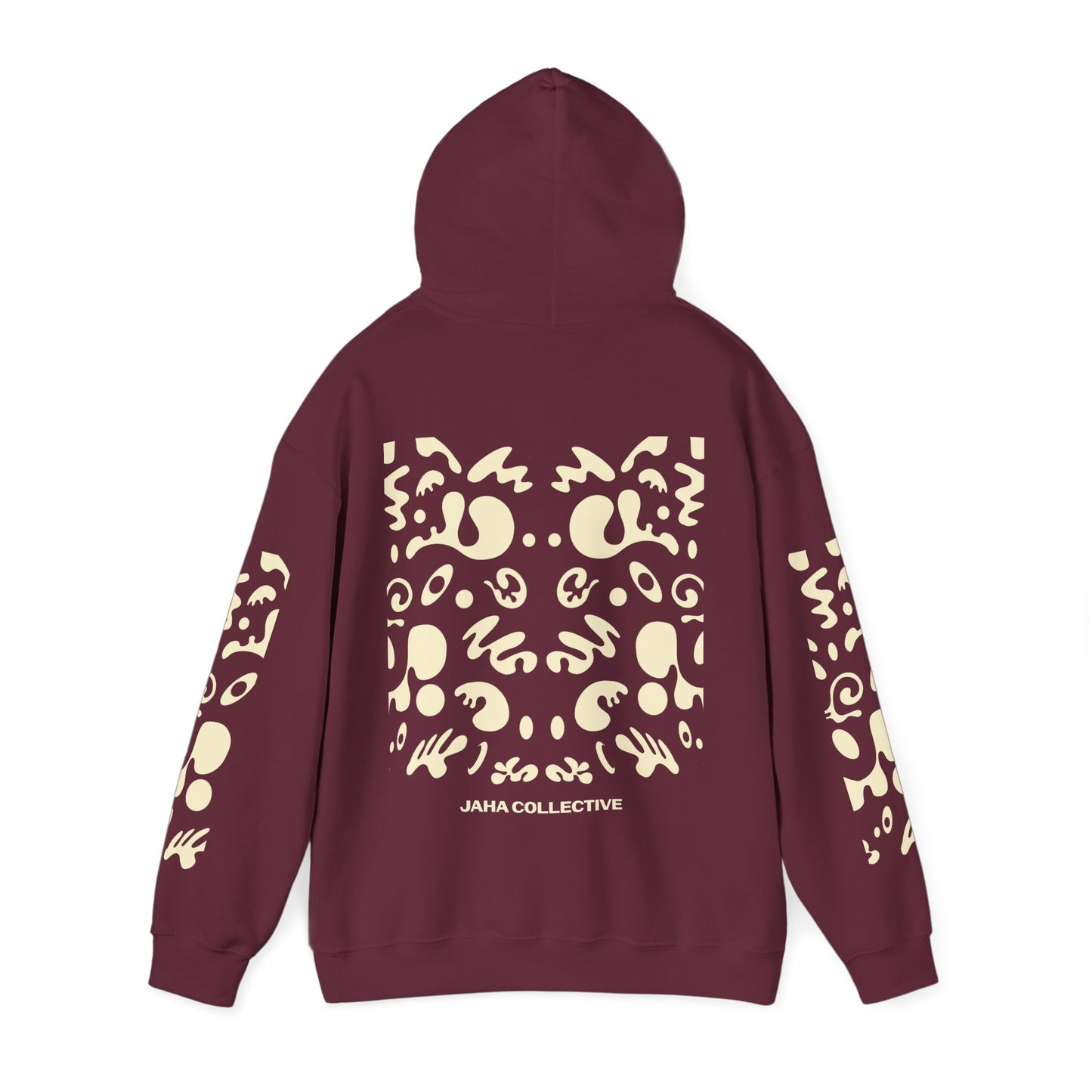 Mirror Work Unisex Heavy Blend™ Hooded Sweatshirt - Blank Page White Print