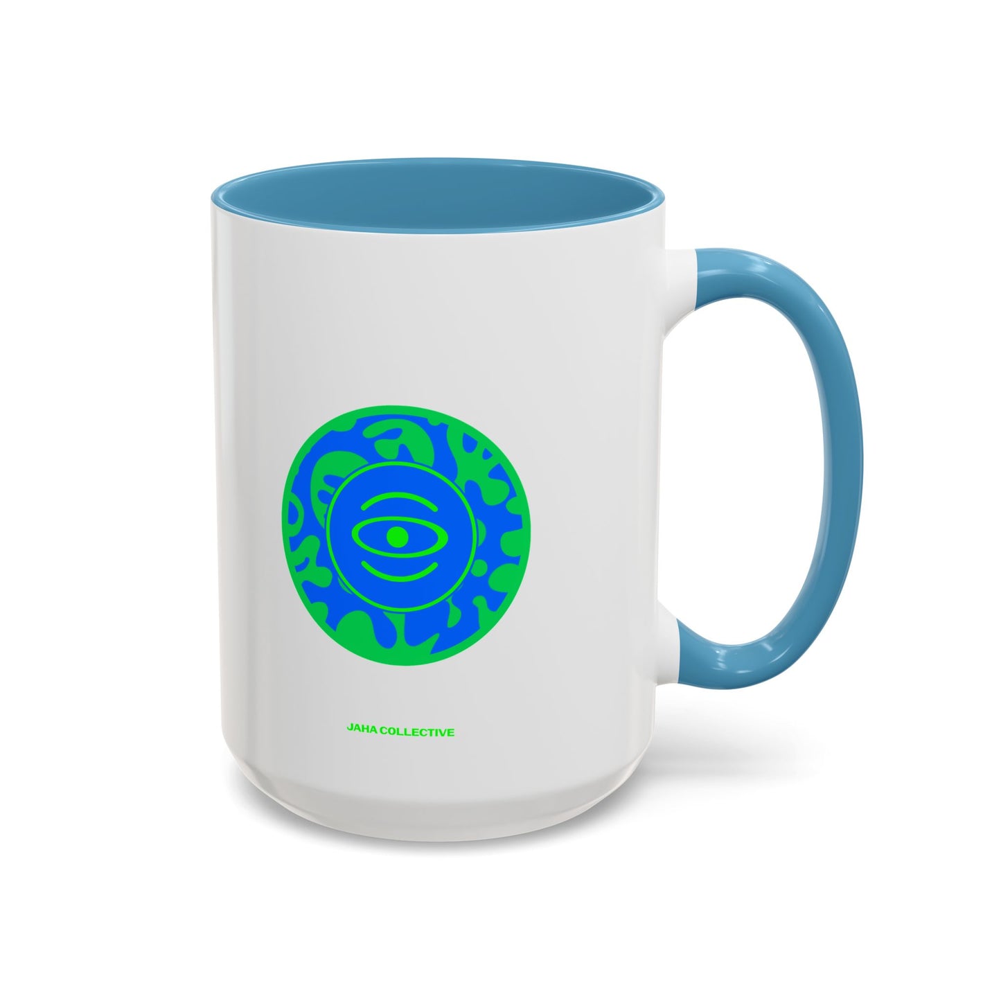 Adorn'd Color Logo Accent Coffee Mug (11, 15oz) - Tide Pool