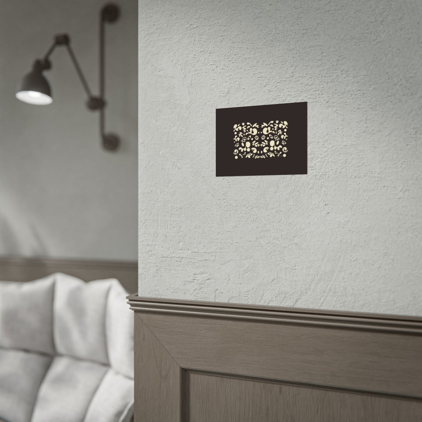 Mirror Work Rolled Poster (Landscape) - Smoke Signal