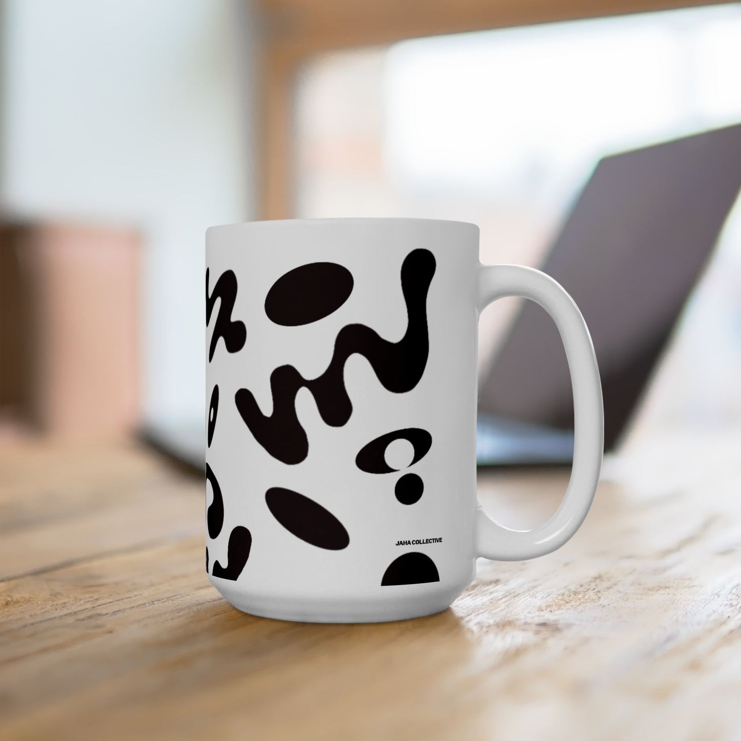 Nourish'd White Ceramic Mug
