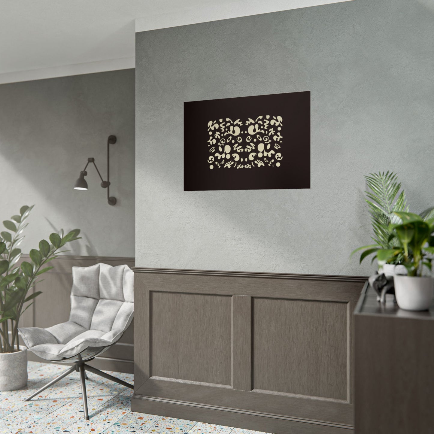 Mirror Work Rolled Poster (Landscape) - Smoke Signal