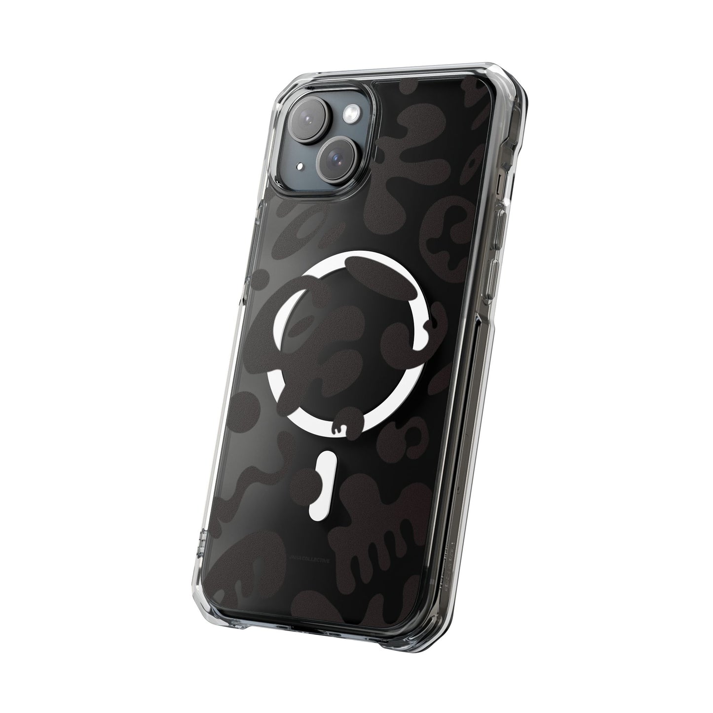 Pure Imagination Clear MagSafe Impact Case - Smoke Signal Black