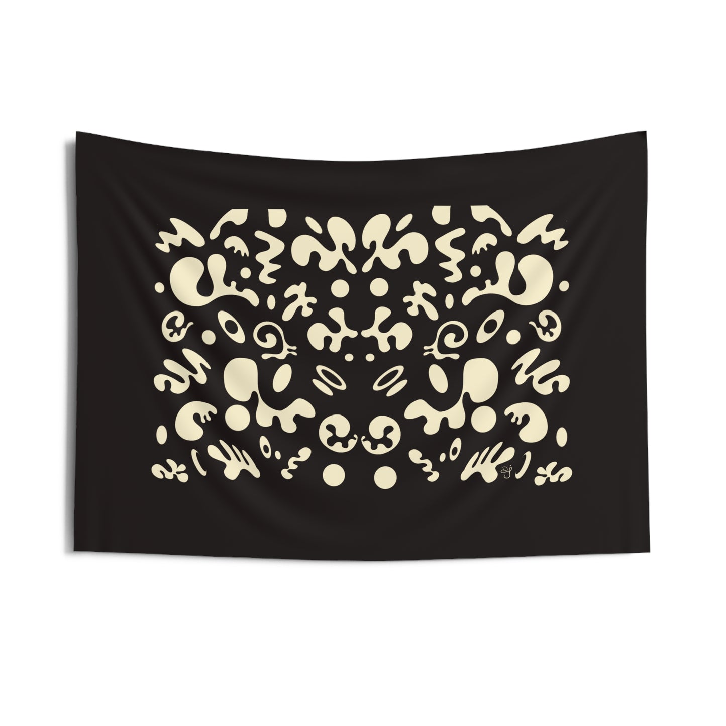 Mirror Work Indoor Wall Tapestry - Smoke Signal