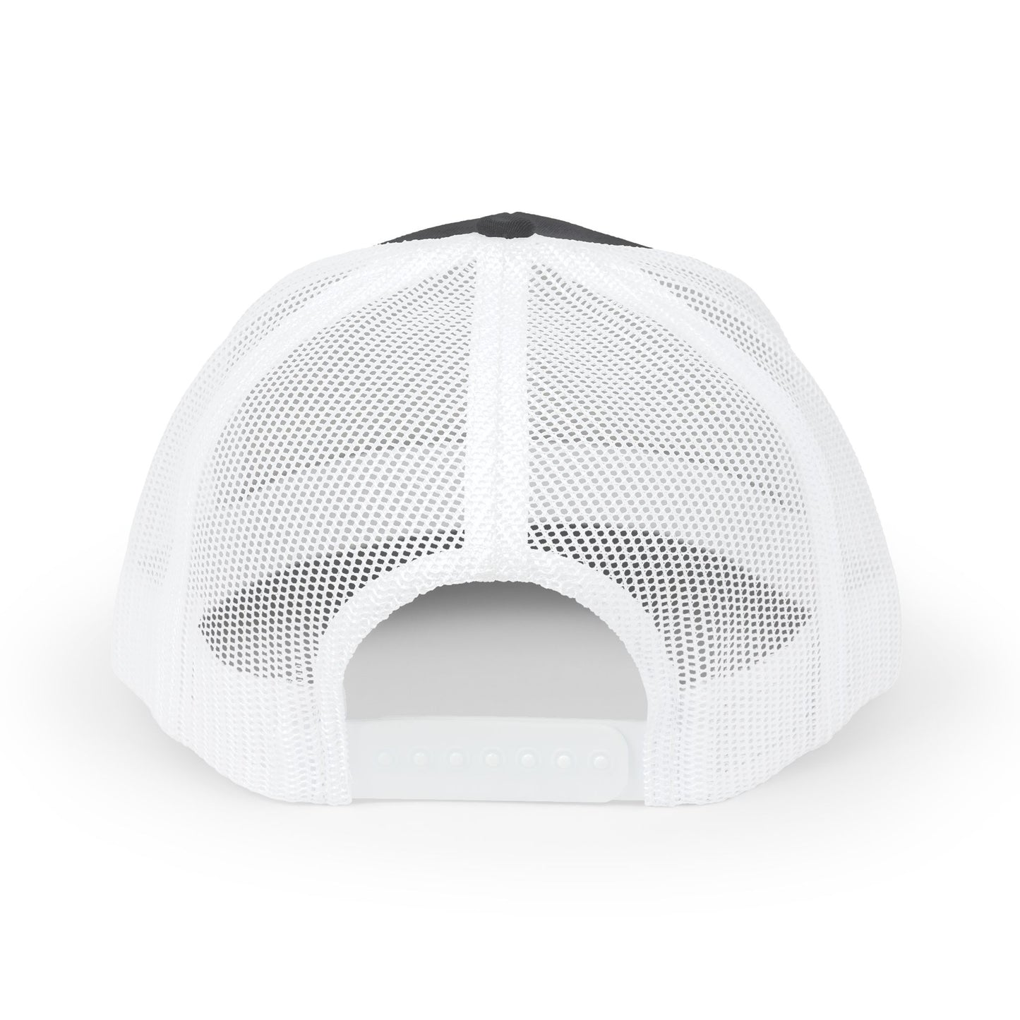 Adorn'd Logo Embroidered Retro Trucker Hat - Starlight White