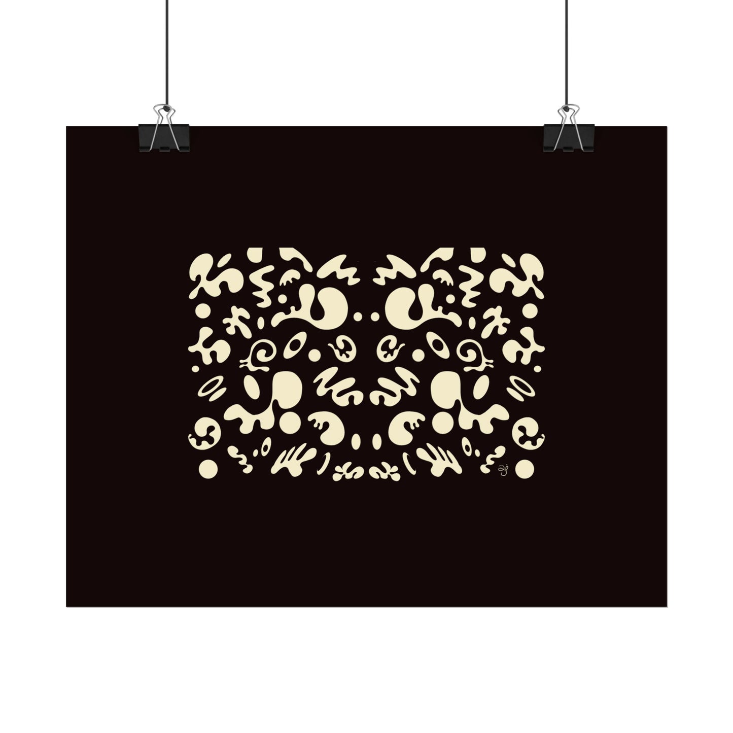 Mirror Work Rolled Poster (Landscape) - Smoke Signal