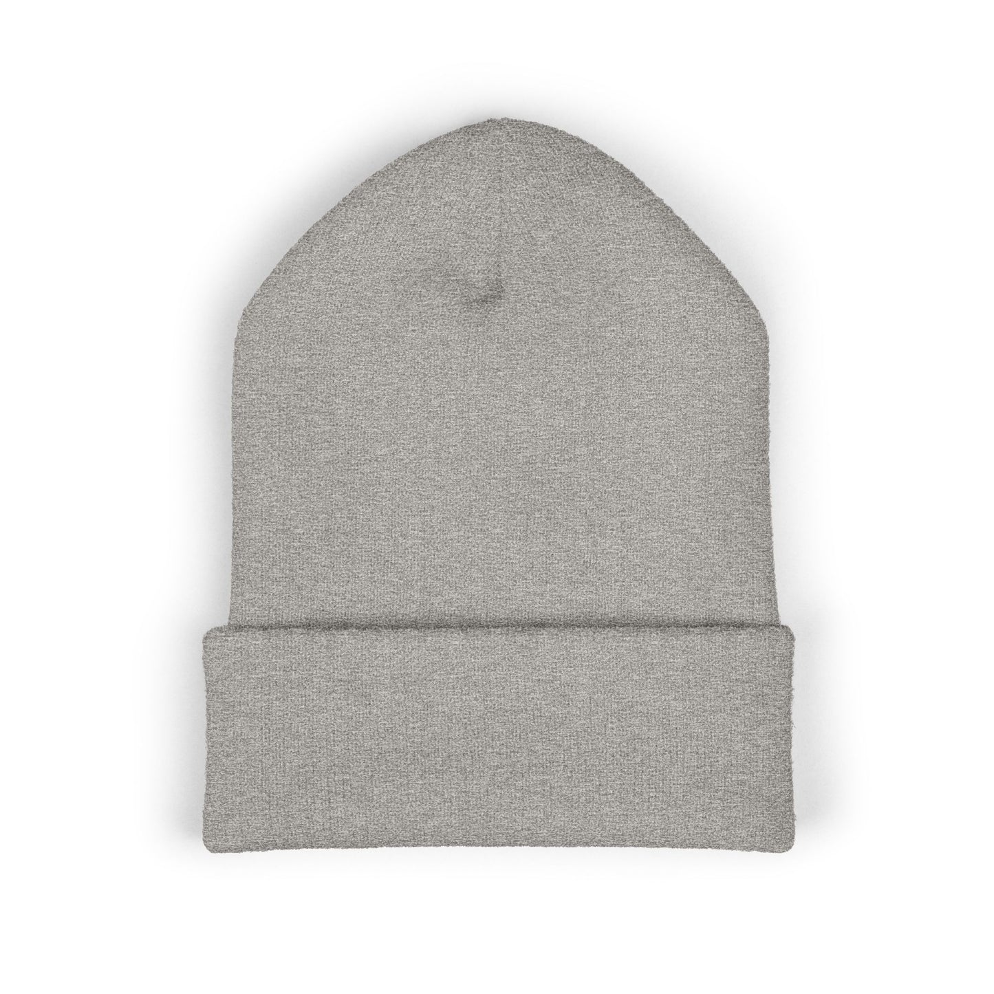 Adorn'd Logo Embroidered Classic Cuffed Beanie - Smoke Signal Black