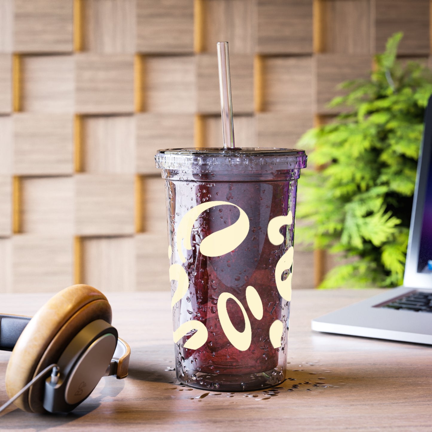 Nourish'd Acrylic Cup - Blank Page White