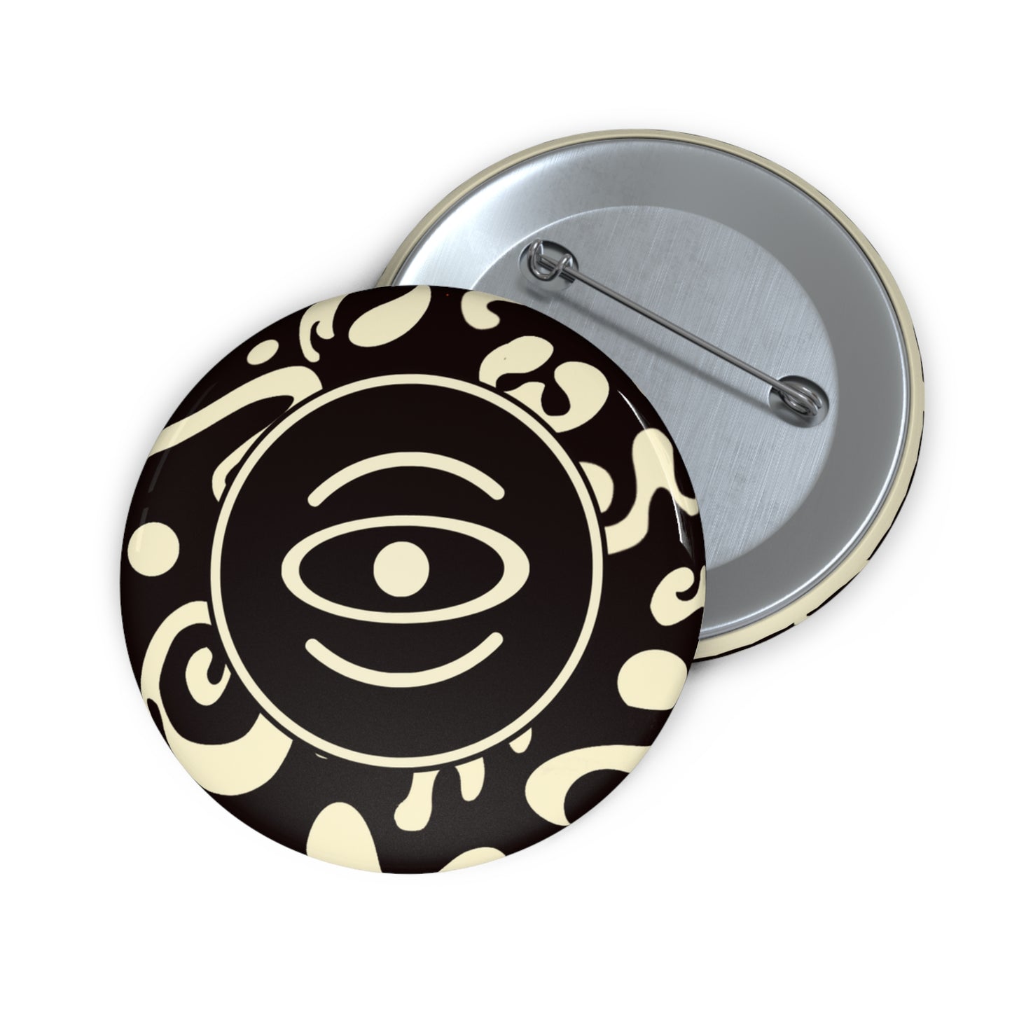 Adorn'd Color Logo Pin Button - Smoke Signal