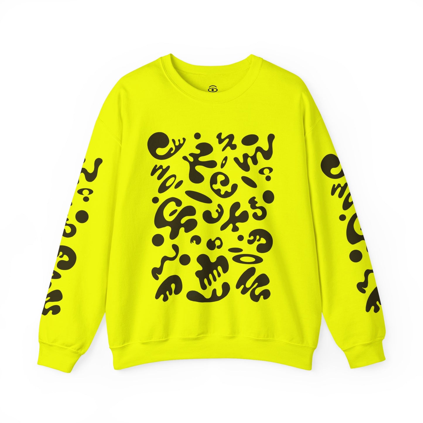 Pure Imagination Unisex Heavy Blend™ Crewneck Sweatshirt- Smoke Signal Black Print