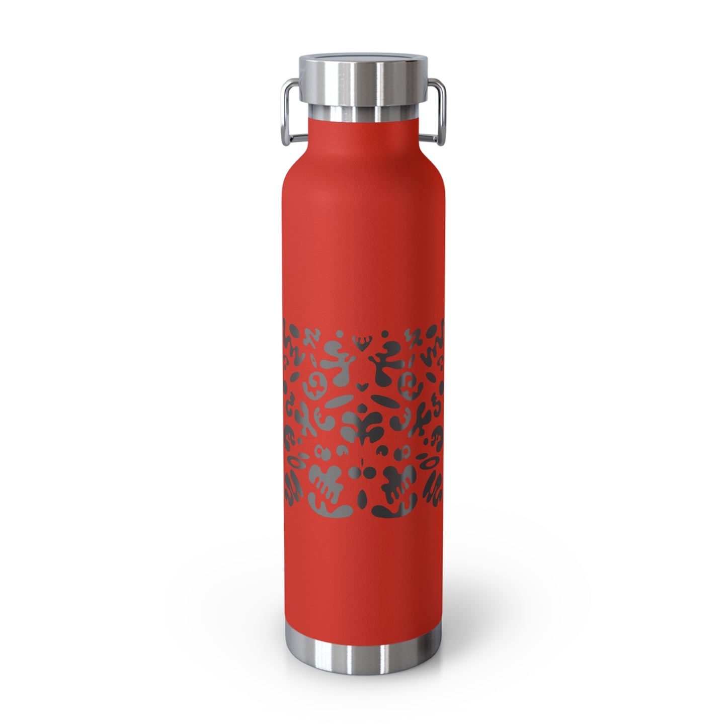 Mirror Work Copper Vacuum Insulated Water Bottle (22oz) - Smoke Signal Black