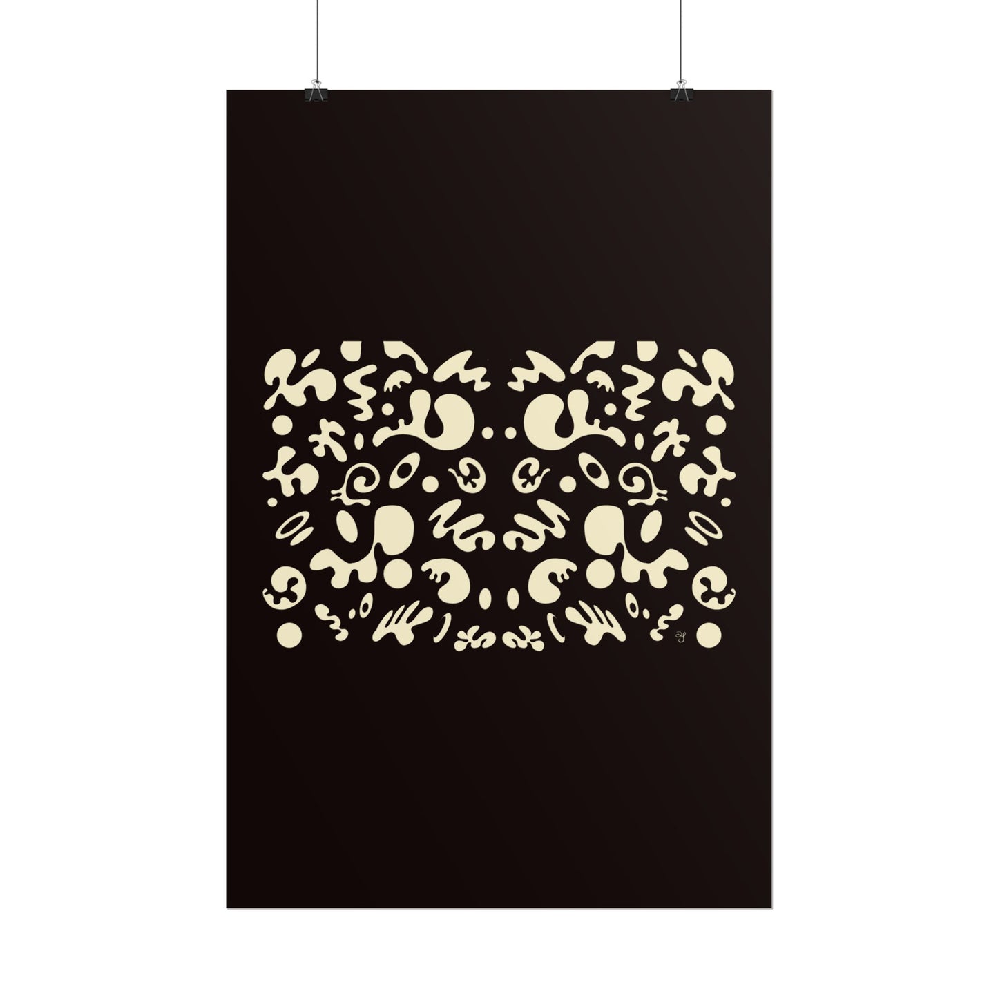 Mirror Work Rolled Poster (Portrait) - Smoke Signal