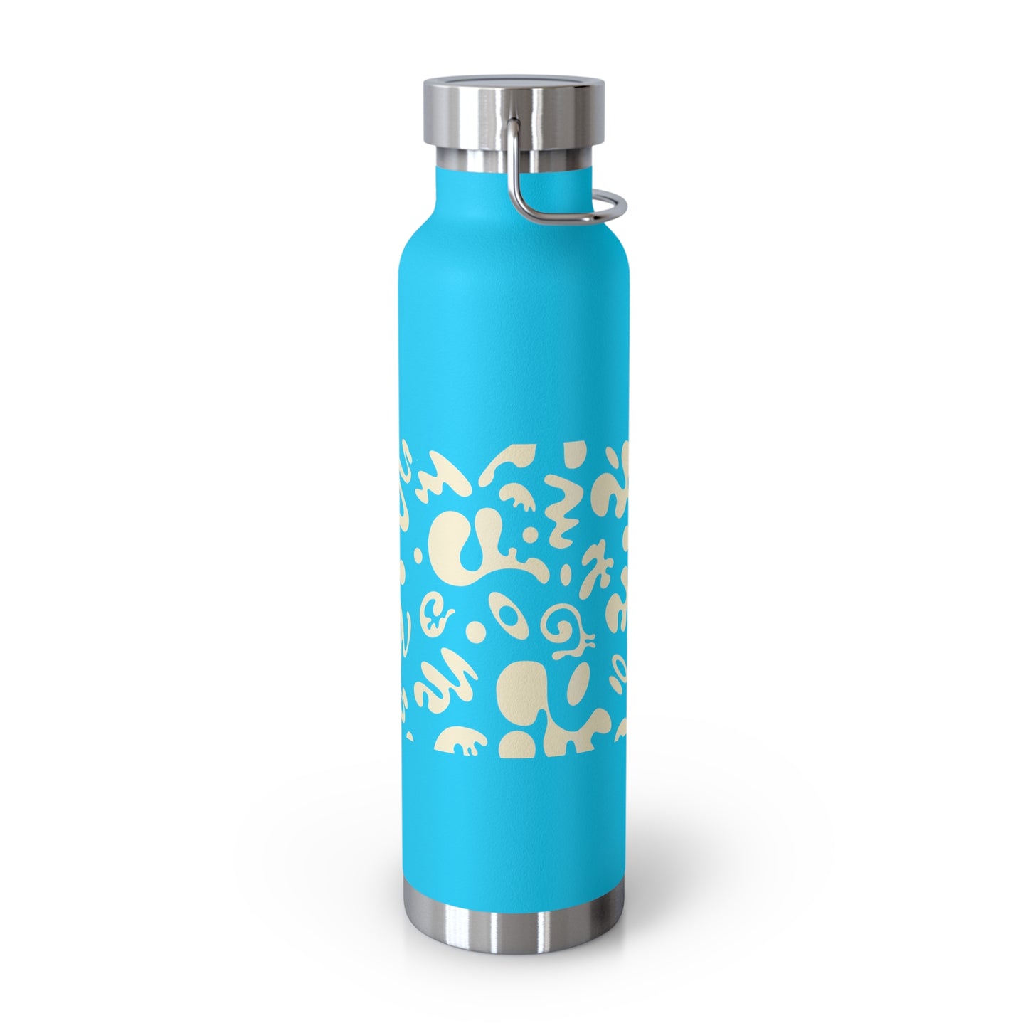 Mirror Work Copper Vacuum Insulated Water Bottle (22oz) - Blank Page White
