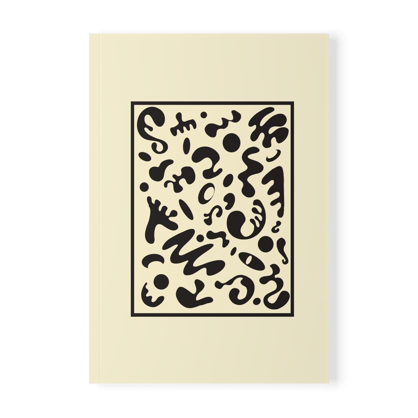 Deep Dream Softcover A5 Notebook - Blank Page White