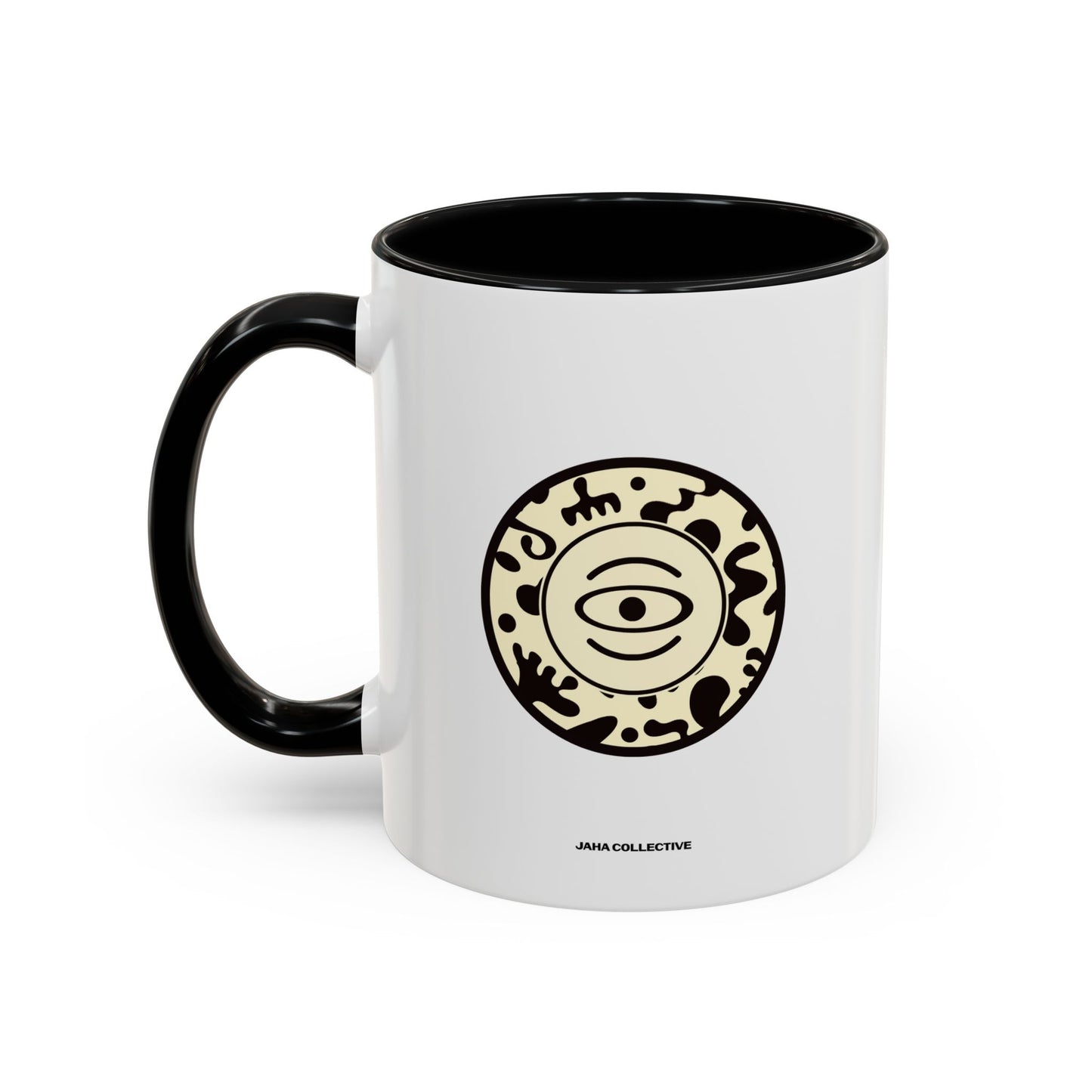 Adorn'd Color Logo Accent Coffee Mug (11, 15oz) - Blank Page