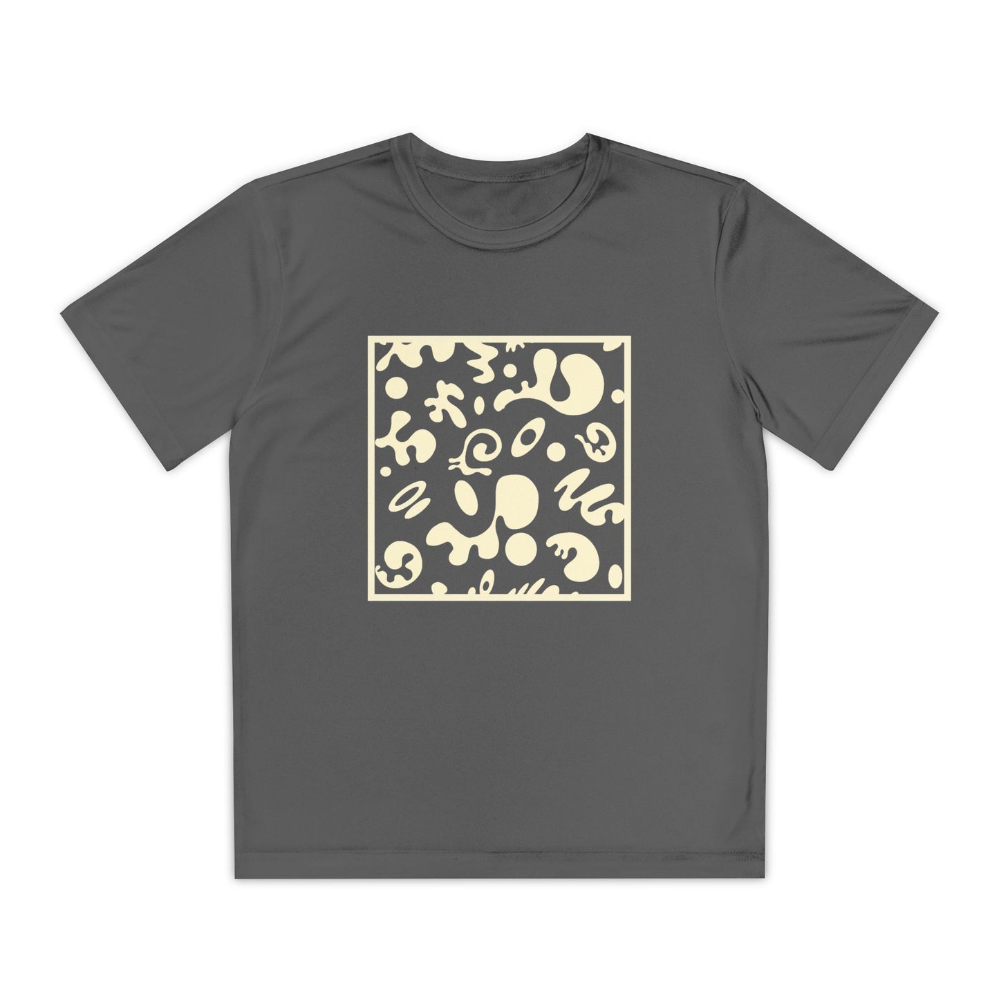 Adorn'd Youth Competitor Graphic Tee - Blank Page White