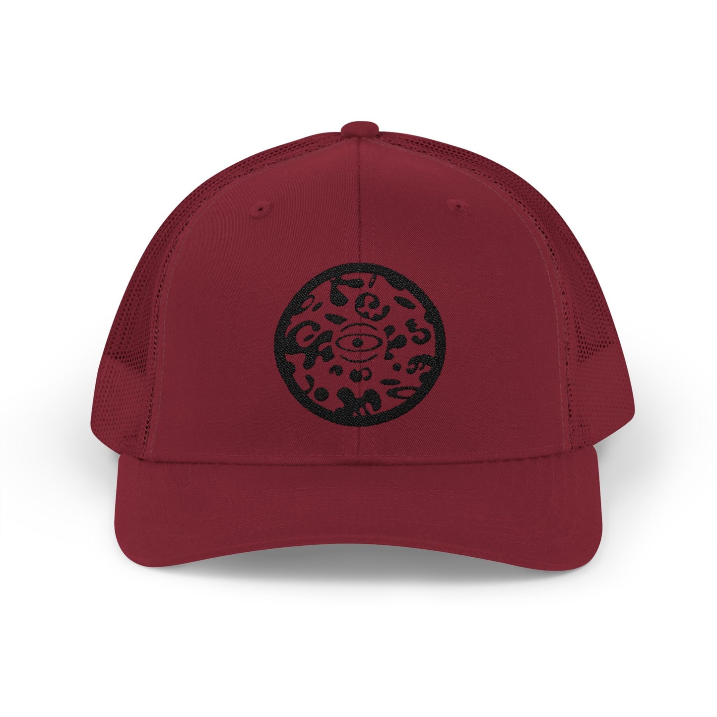 Adorn'd Logo Embroidered Retro Trucker Hat - Smoke Signal Black