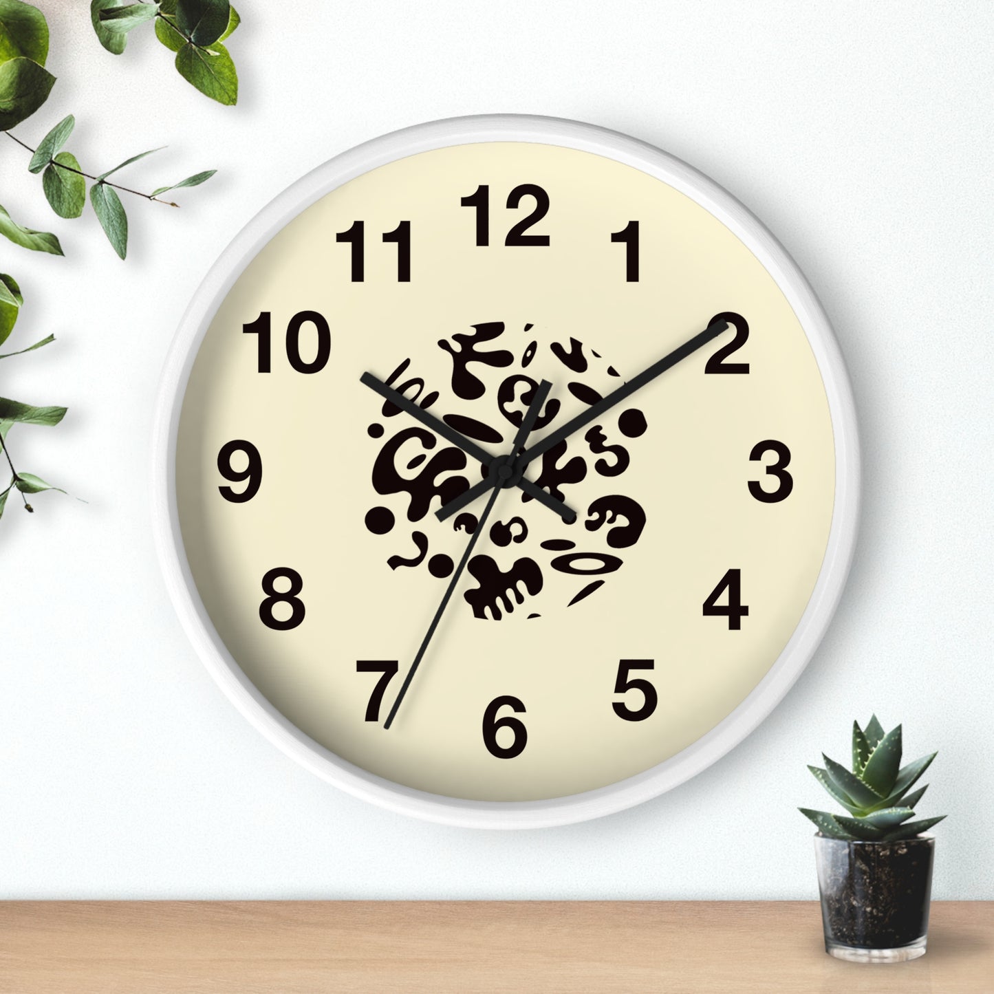 Bright Future Classic Wall Clock - Blank Page White