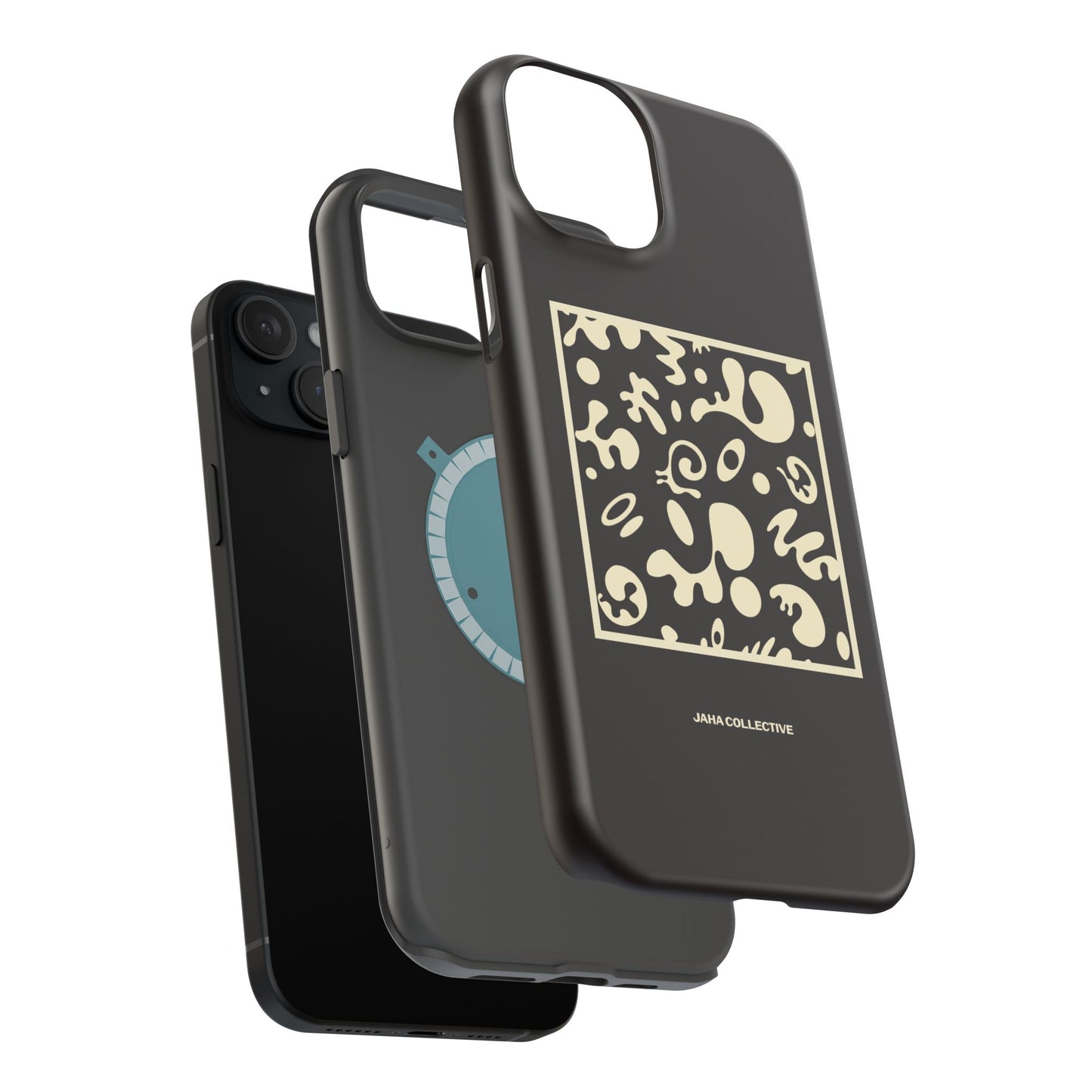 Adorn'd Minimalist Square MagSafe Tough Case - Smoke Signal