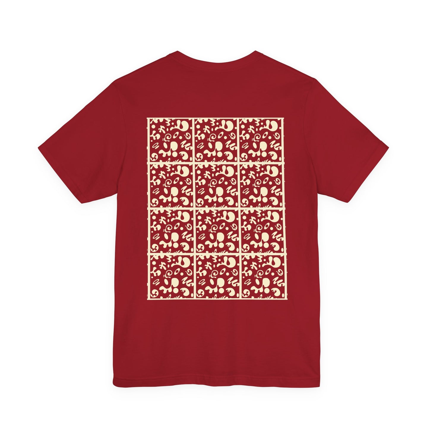 Adorn'd Unisex Jersey Short Sleeve Tee - Blank Page White Print